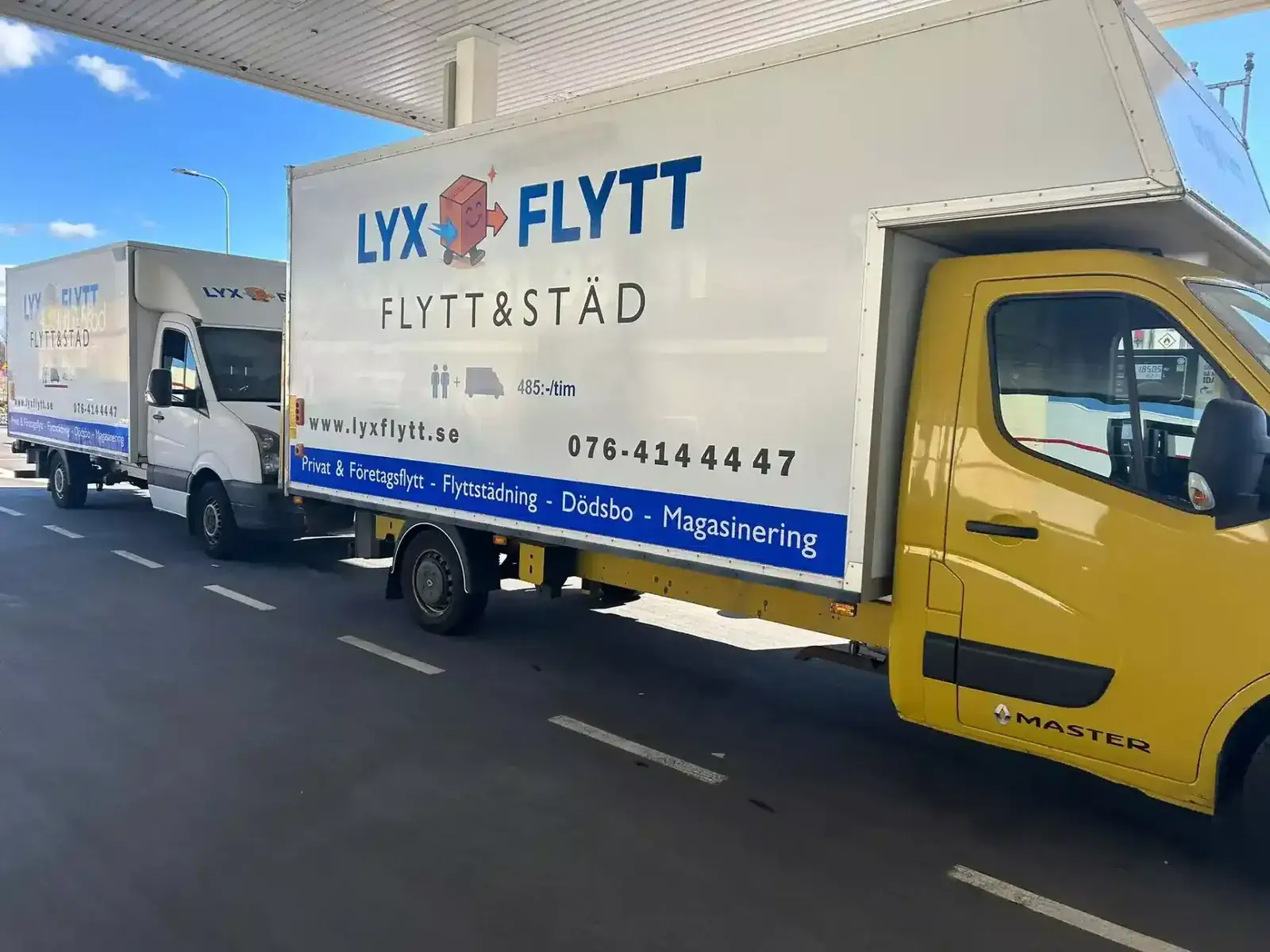 Lyx Flytt flyttbilar i Helsingborg